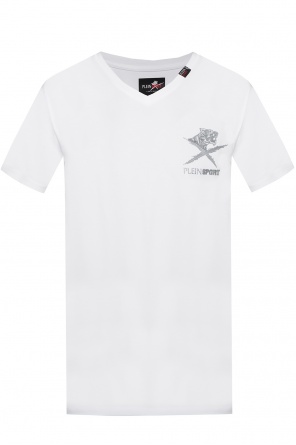T-shirt with a printed logo, zdjęcie 1 T-shirt with a printed logo od Plein Sport